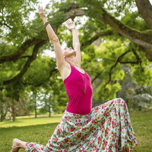 Kika Koning Zwaan Yoga wellness mindfullness Oosterbeek Bewegen Muziek Hanpdan